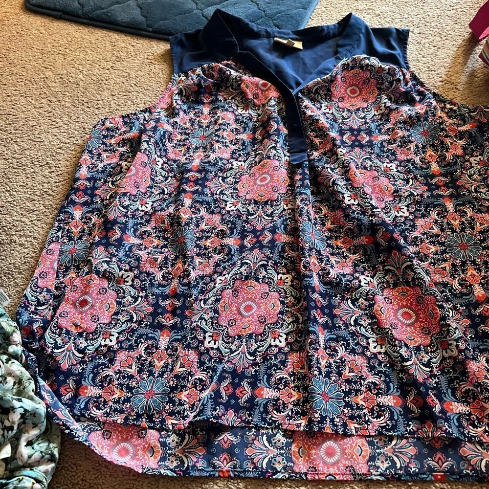 ModCloth blouse 3x - Picture 2 of 8